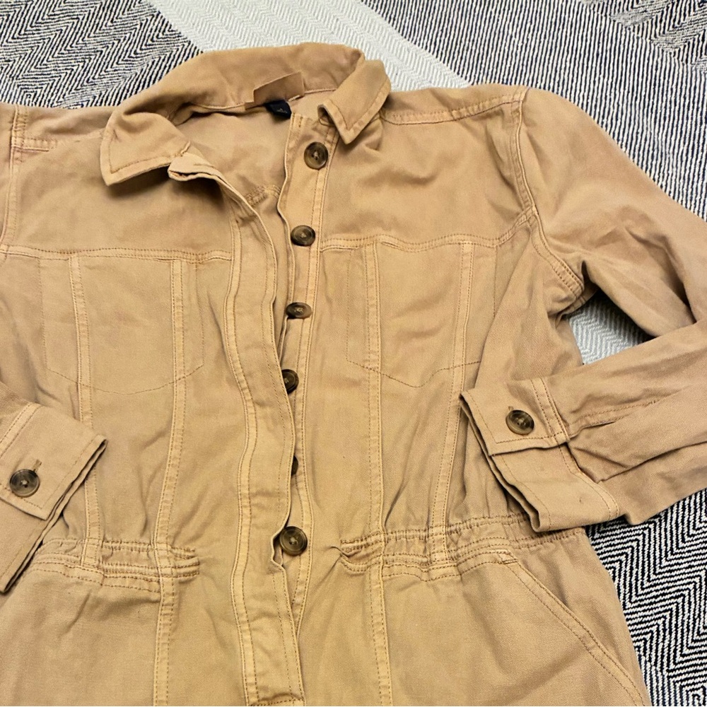 Universal Thread Tan Utility Jumpsuit - Picture 6 of 6